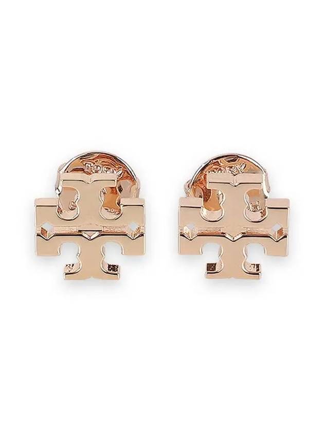 Women's Kira Stud Earrings Rose Gold - TORY BURCH - BALAAN 3