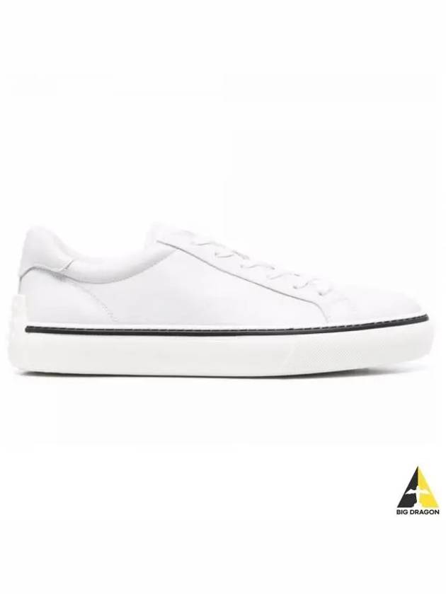 Men's Leather Low Top Sneakers White - TOD'S - BALAAN 2