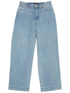 Indigo Delave Straight Jeans Light Blue - A.P.C. - BALAAN 2