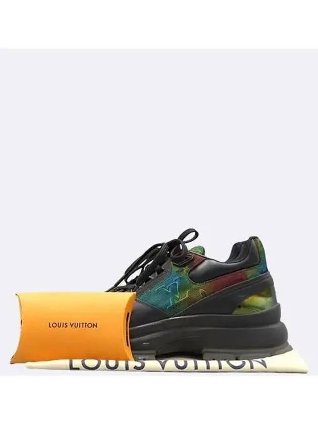 1A7QQZ Black Multicolor Monogram Trail Sneakers Size 7 265MM - LOUIS VUITTON - BALAAN 1