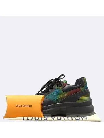 1A7QQZ Black Multicolor Monogram Trail Sneakers Size 7 265MM - LOUIS VUITTON - BALAAN 1