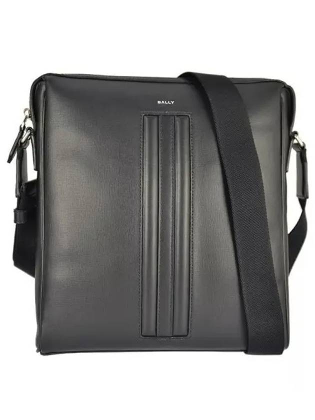 Mythos Logo Messenger Bag Black - BALLY - BALAAN 1