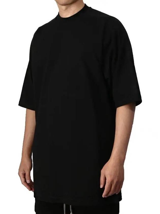 Crew Neck Cotton Short Sleeve T-shirt Black - RICK OWENS - BALAAN 2