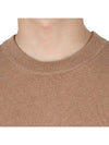 Crew Neck Cashmere Knit Top Brown - MAISON MARGIELA - BALAAN 6