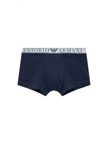 UNDERWEAR Men s Logo Band Solid Cotton Drose Marine 271096 - EMPORIO ARMANI - BALAAN 1