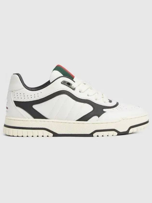 Women s Reweb Sneakers White Leather 807059AADPM9055 - GUCCI - BALAAN 2