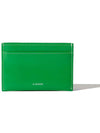 Dot Saddle Slim Mini Transportation Card Wallet Green - LE MASQUE - BALAAN 4