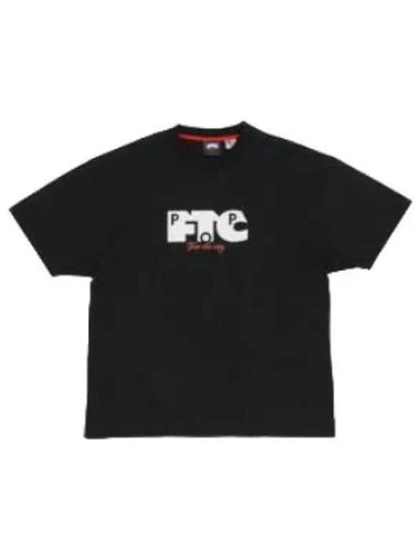 FTC POP LOGO T SHIRT BLACK - POP TRADING COMPANY - BALAAN 1