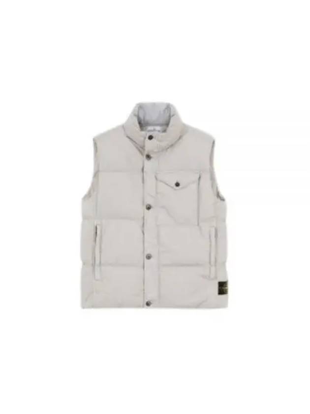 Crinkle Reps R-NY Down Vest Grey - STONE ISLAND - BALAAN 2