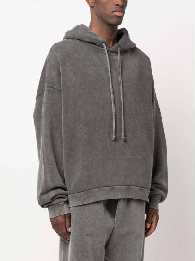 Logo Patch Hoodie Dark Grey - ACNE STUDIOS - BALAAN 5