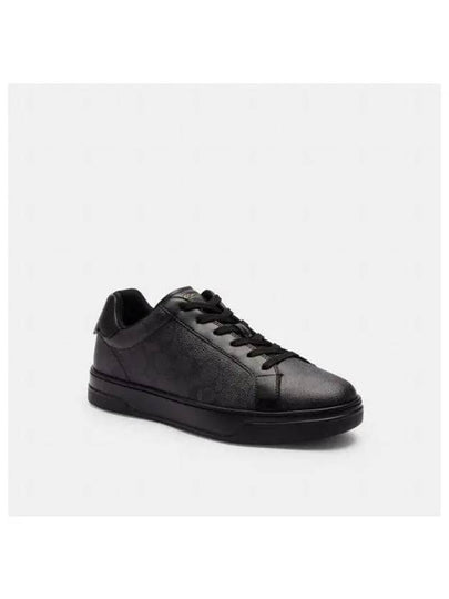 High Line Signature Canvas Low Top Sneakers Black - COACH - BALAAN 2