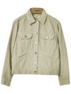 Softya Corduroy Jacket Beige - ISABEL MARANT - BALAAN 2