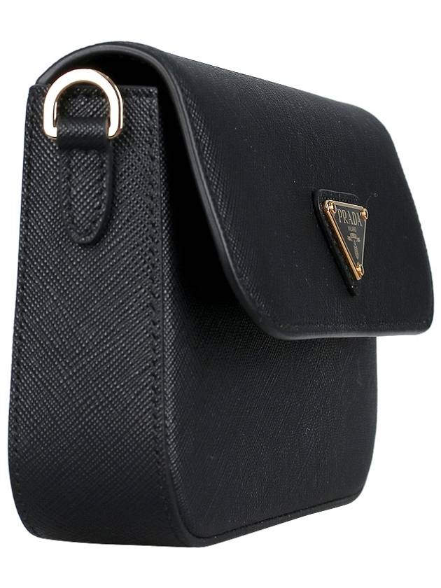 Saffiano Leather Mini Bag Black - PRADA - BALAAN 5