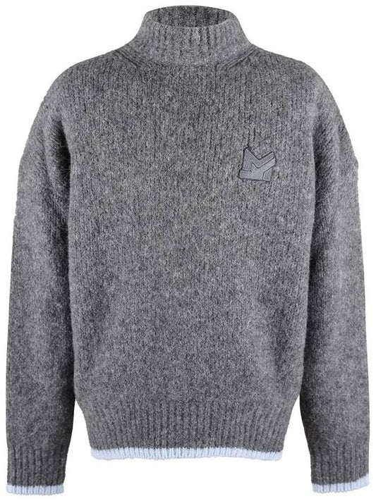 MK Patch High Neck Sweater HW00538KT1040 H150 - MAISON KITSUNE - BALAAN 2