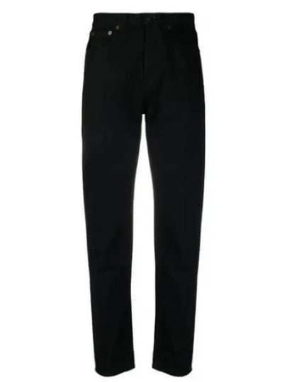 Women's Cotton High Waist Pants Black - SAINT LAURENT - BALAAN 2