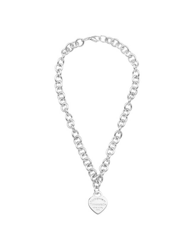 Return To Heart Chain Necklace Silver - TIFFANY & CO. - BALAAN 1