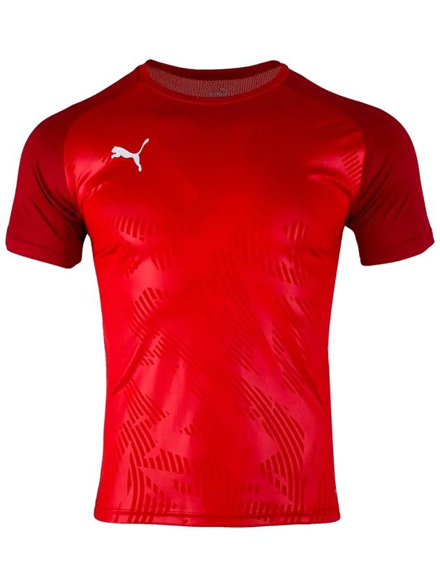 Cup Training Core Jersey Short Sleeve T-Shirt Red - PUMA - BALAAN 1