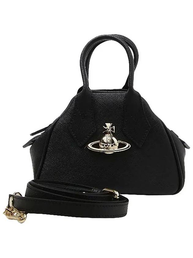 Mini Jasmine Tote Bag Black - VIVIENNE WESTWOOD - BALAAN 3