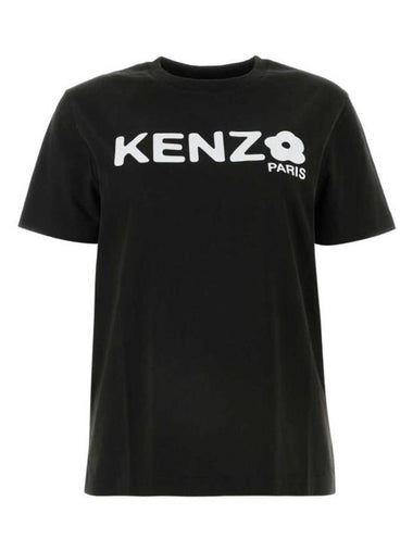 Boke Flower 2.0 Short Sleeve T-Shirt Black - KENZO - BALAAN 1