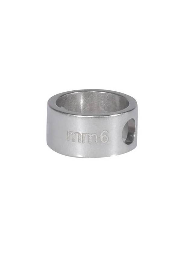 Engraved Logo Ring Silver - MAISON MARGIELA - BALAAN 1