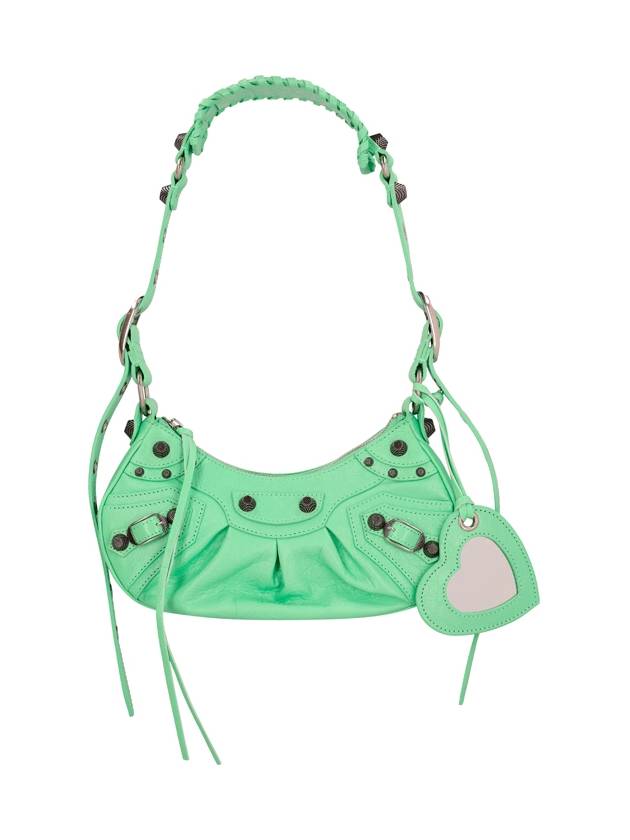 Le Cagole XS Lambskin Shoulder Bag Light Green - BALENCIAGA - BALAAN 2