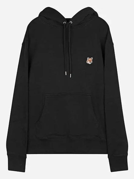 Fox Head Patch Regular Hoodie Black - MAISON KITSUNE - BALAAN 2