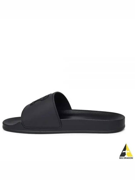 Logo Slippers Black - PALM ANGELS - BALAAN 2