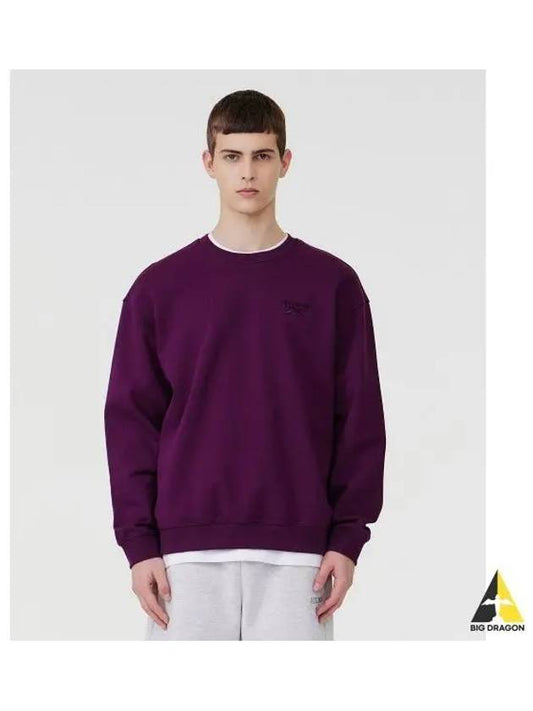 Core Logo Sweatshirt Purple - REEBOK - BALAAN 1