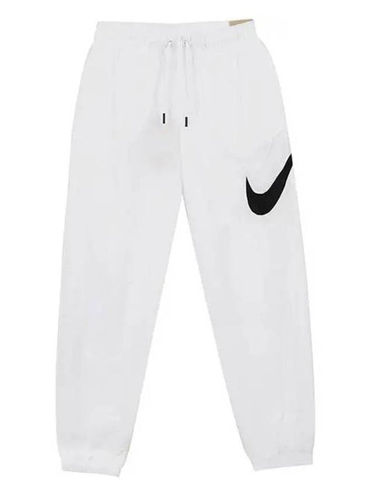 Sportswear Essential Mid-Rise Track Pants White - NIKE - BALAAN 1