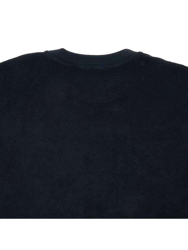 Maglia logo cotton short sleeve t shirt navy - MONCLER - BALAAN 9