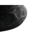 Men's Crinkle Denim Bucket Hat Black W233AC53853B - WOOYOUNGMI - BALAAN 3