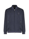 Stripe Zip-Up Jacket Blue - BRUNELLO CUCINELLI - BALAAN 1