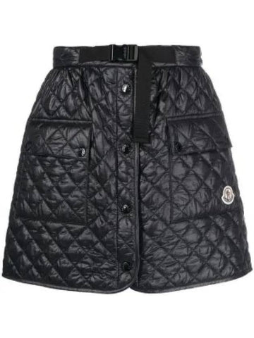 Quilted mini skirt 2D00005 595ZZ 999 1205723 - MONCLER - BALAAN 1