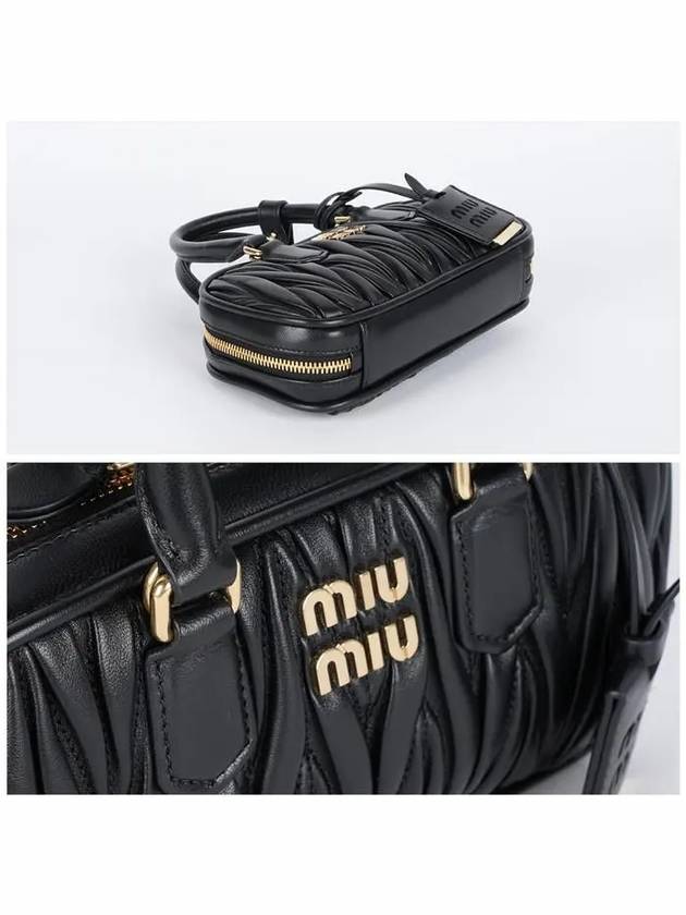 5BP088 AN88 F0002 VOOO Arcadi Matelasse Nappa Leather Mini Tote Bag - MIU MIU - BALAAN 4