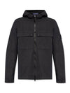 Wappen Old Effect Hooded Jacket Navy - STONE ISLAND - BALAAN 2