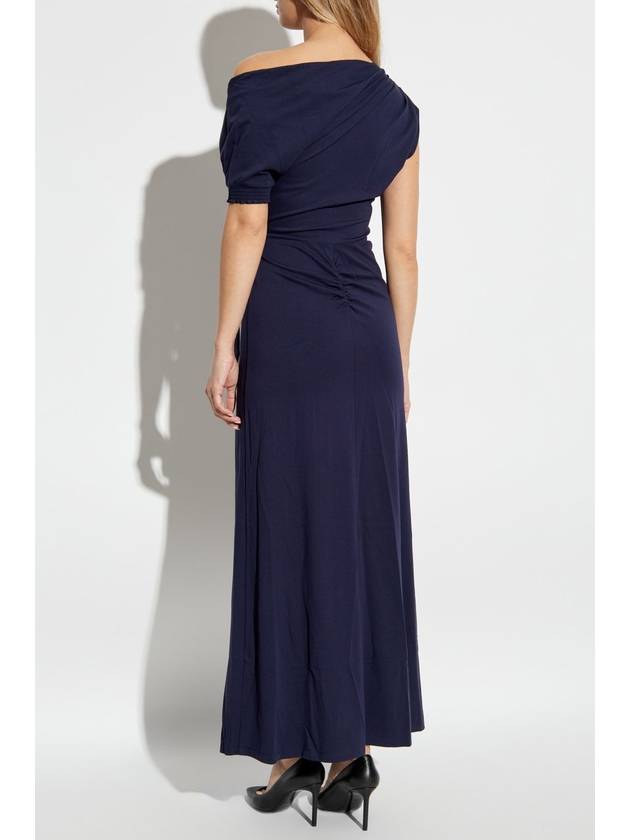 Diane Von Furstenberg Dress Avi, Women's, Navy Blue - DIANE VON FURSTENBERG - BALAAN 4