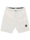 Stretch Bermuda Shorts White - CP COMPANY - BALAAN 2