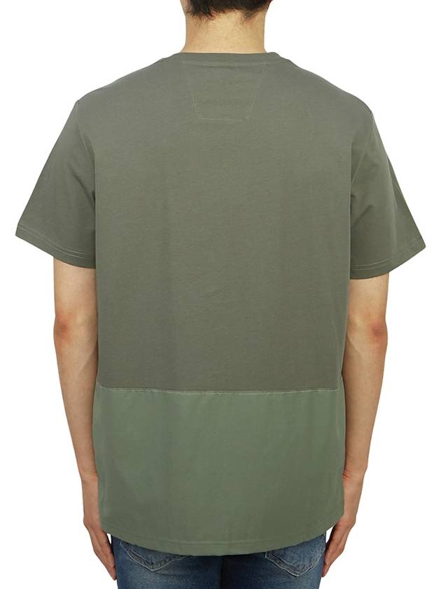 Clint Men s Short Sleeve T Shirt PMTSRE08 THYME - PARAJUMPERS - BALAAN 3