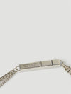 Bottega Veneta double curb chain logoengraved barrel necklace - BOTTEGA VENETA - BALAAN 3