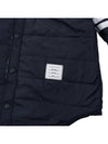 4 Bar Reversible Shirt Jacket Navy - THOM BROWNE - BALAAN 9