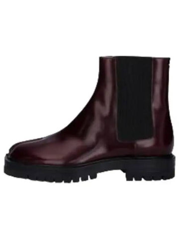 tabi county chelsea boots bordeaux black - MAISON MARGIELA - BALAAN 1