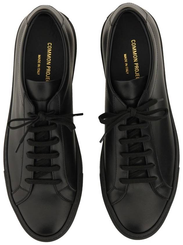 Achilles Low Top Sneakers Black - COMMON PROJECTS - BALAAN 4