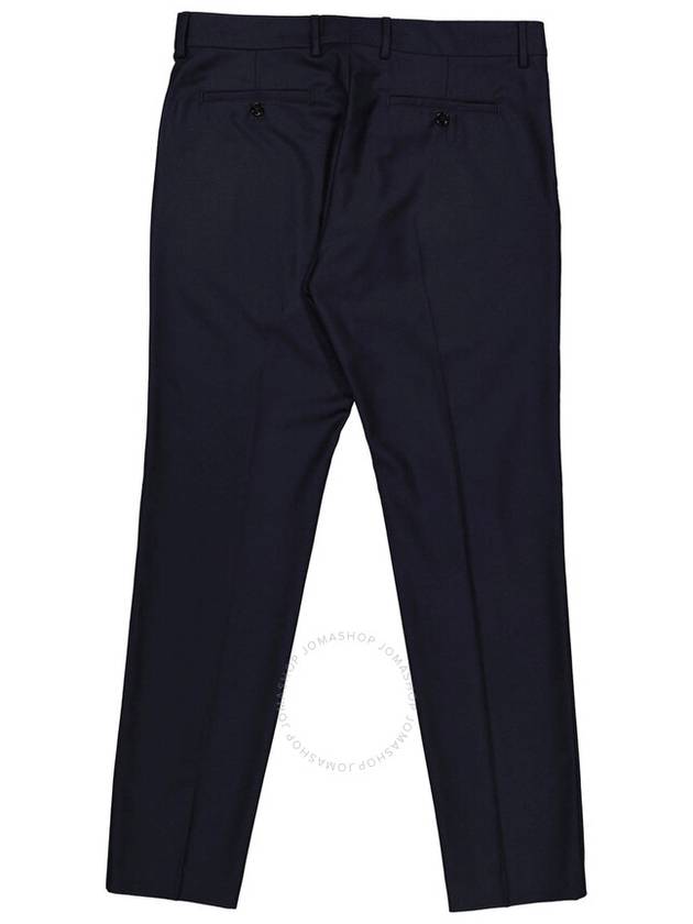 NIGHT BLUE WOOL PANTS HTR004WV0023430 - AMI - BALAAN 3