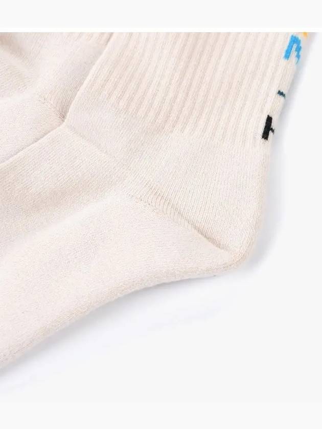 Back Logo Socks Ivory - PAUL SMITH - BALAAN 3