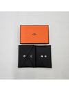 Calvi Duo Compact Card Wallet Noir - HERMES - BALAAN 4