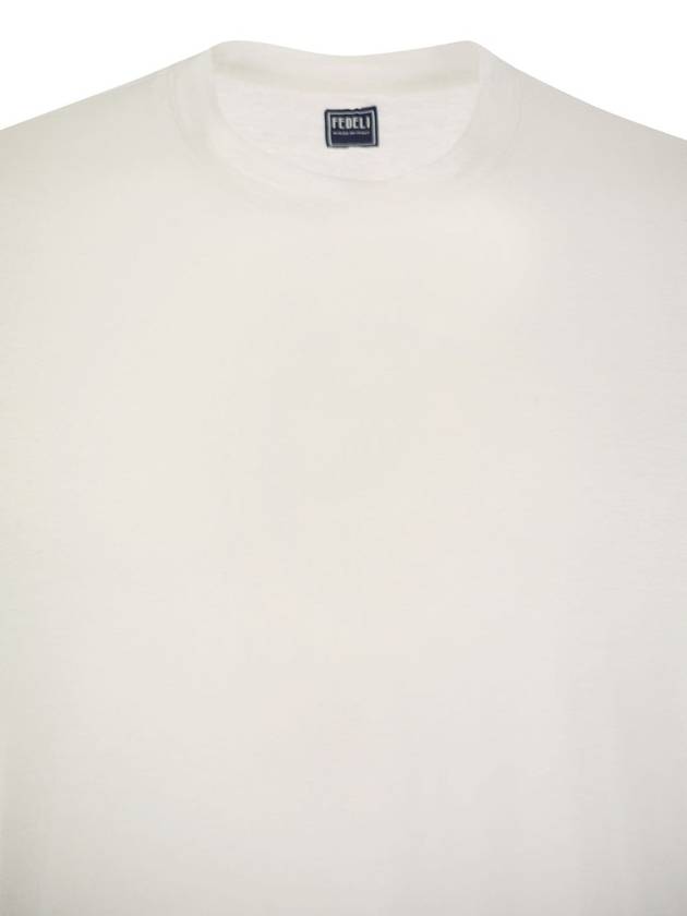 Linen flex T-shirt - FEDELI - BALAAN 4