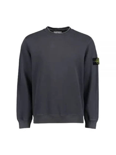 Stretch Cotton Fleece Mock Turtleneck Sweatshirt Lead - STONE ISLAND - BALAAN 2