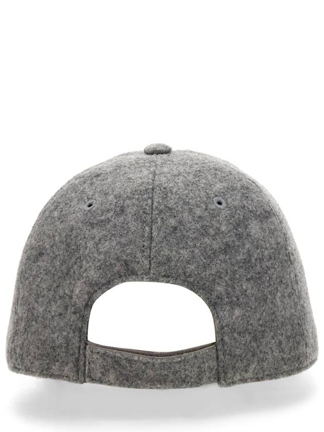 logo embroidered snapback gray - STELLA MCCARTNEY - BALAAN 4