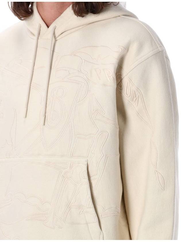 EKD Appliqué Cotton Blend Hooded Tundra - BURBERRY - BALAAN 4