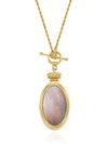 Compass Mother of Pearl Necklace Gold - CHAMBRILLER - BALAAN 3